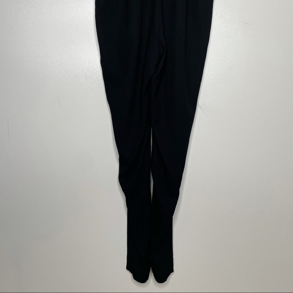 L’AGENCE Cross Over Front Jumpsuit in Black Size 4 - Picture 13 of 13